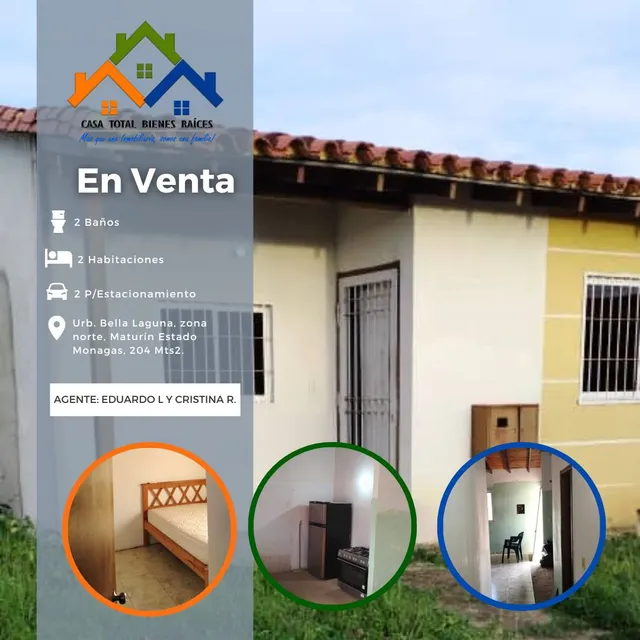 Se Vende Casa En La Urbanizacion Bella Laguna Tipuro