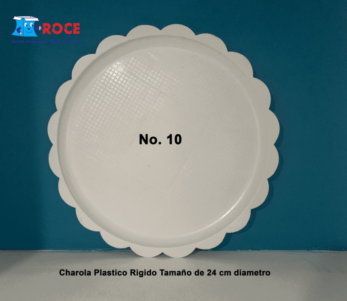Charola 25 Cm Plastico Rigido Para Pastel Paq De 100 Piezas | Mercado Libre