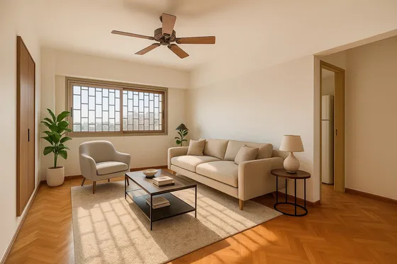 Departamento De 3 Ambientes En Piso Alto Al Frente Con Vista Abierta En Palermo C.a.b.a