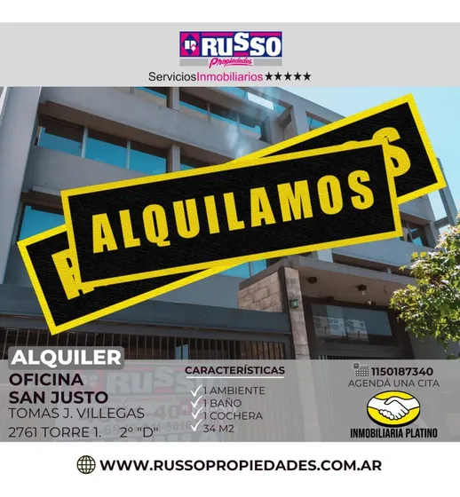 Alquiler Oficina San Justo