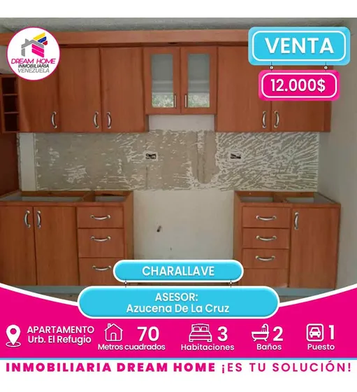 Apartamento En Venta   Urb. El Refugio  Charallave 