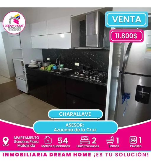Apartamento En Venta  Gardens Plaza Matalinda  Charallave 