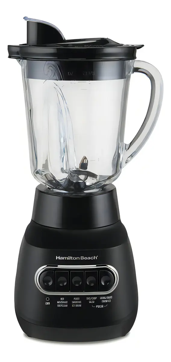 Liquidificador Hamilton Beach Power Elite de Vidro 1.25 L, 800W, para Smoothies e Gelo