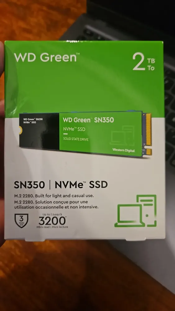 Ssd Wd Green Sn350 2tb M.2 Pci-e Nvme Pcie Gen3 8gb/s | MercadoLivre
