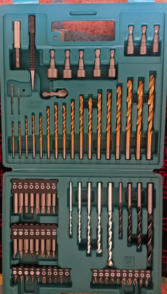 Kit De Acessórios 75 Peças Makita Brocas E Bits B-49373 | Frete grátis