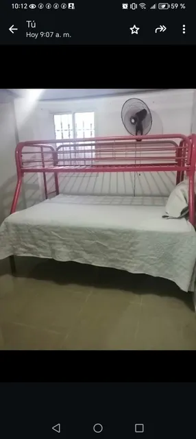 Vendo Camarote Rojo Sin Colchón 