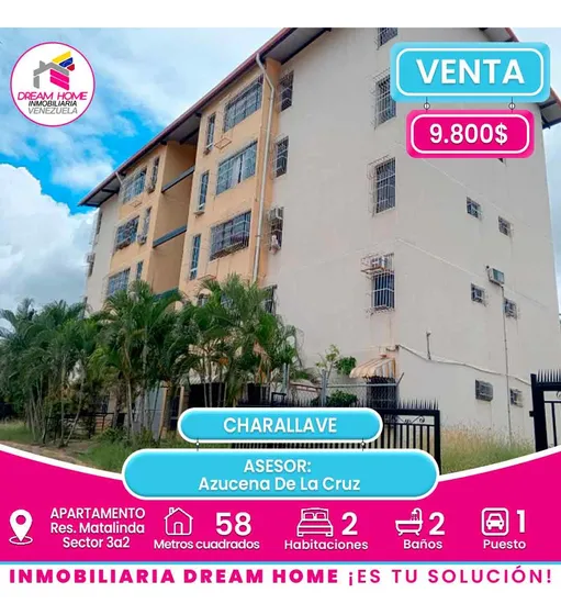 Apartamento En Venta   Res. Matalinda Sector 3ª2  Charallave 