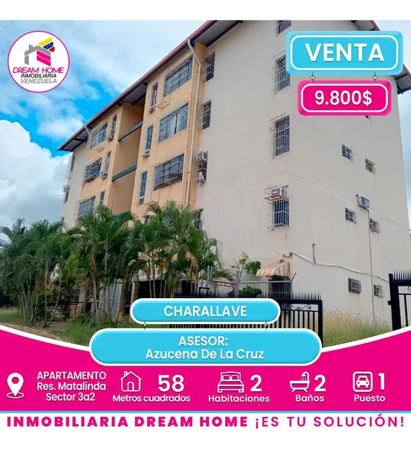Apartamento En Venta   Res. Matalinda Sector 3ª2  Charallave 