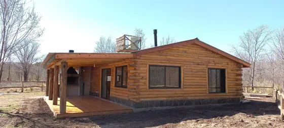 Cabaña De Tronco En Villa Ciudad Parque, Solar De Los Molinos
