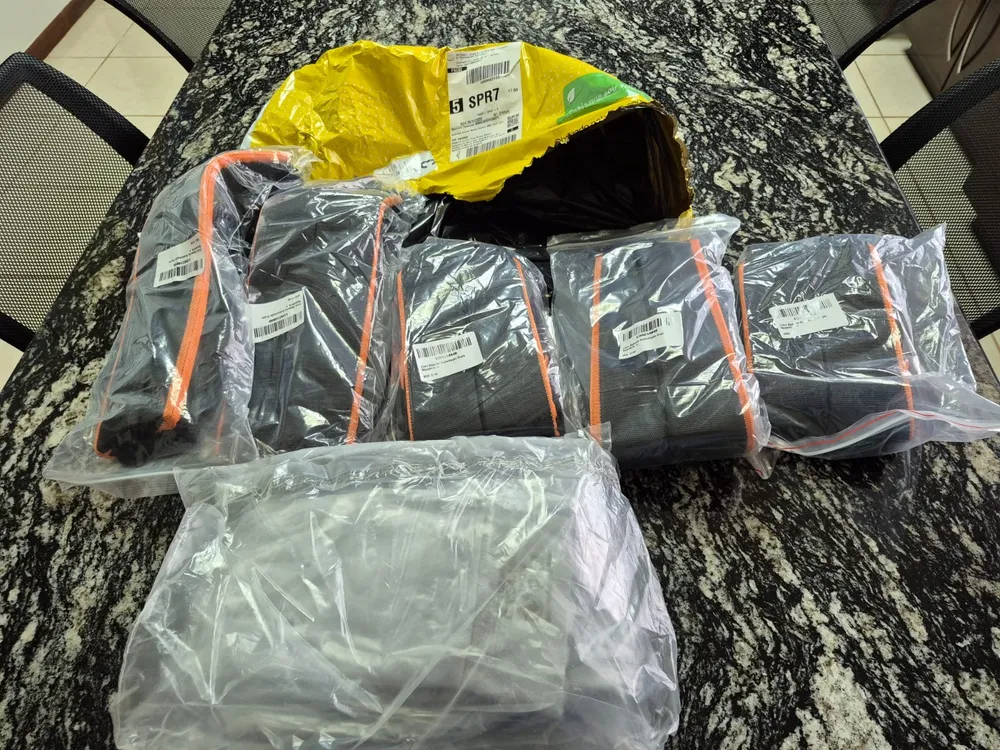 Cinto Especial Sustentação Duplo Roçadeira + Confortável Cor Preto com Laranja RP3 SHOP - Imagem 3