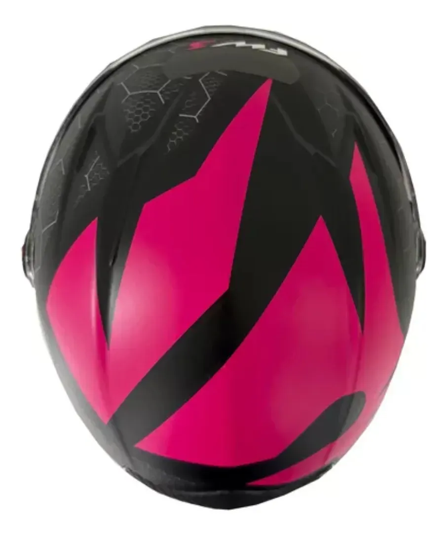 Capacete Moto Fw3 Gt2 Tamanho 60 Cor Rosa — foto 4