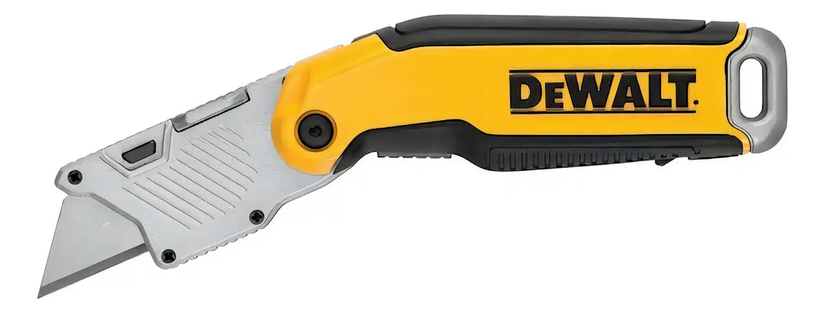 DEWALT Navaja Plegable Retráctil Mango Bimaterial DWHT10429