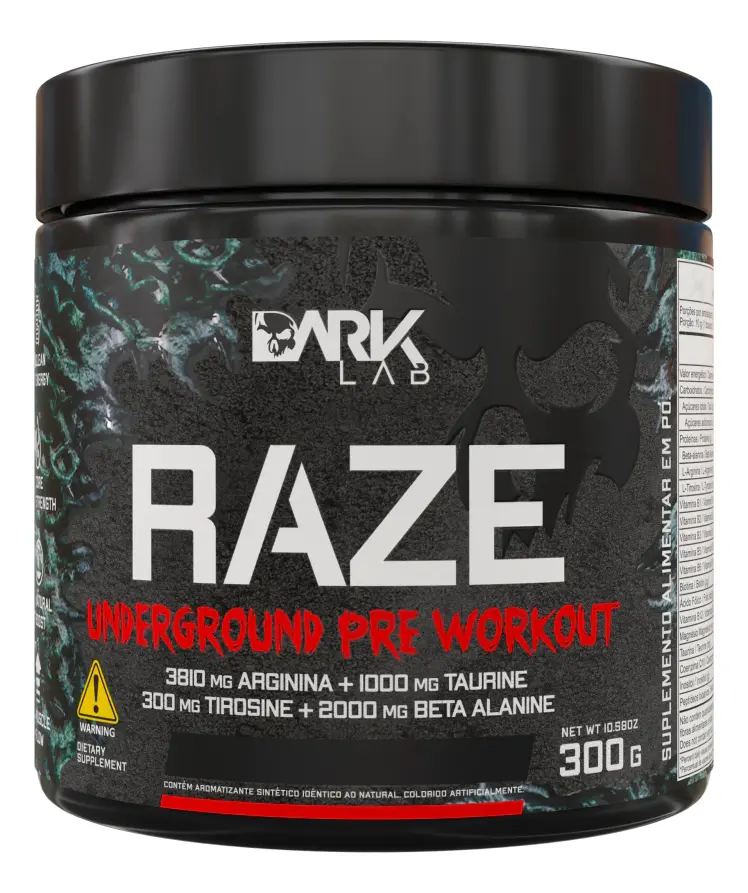 Pre Treino Raze Frutas Amarelas 300g Dark Lab