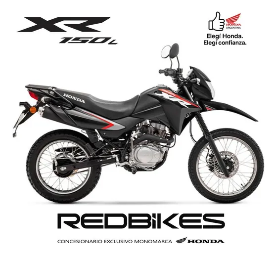Honda Xr 150 Abs 2025 Solo Dni Retira Hoy Redbikes