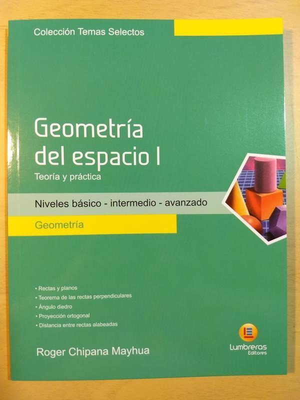 Geometria Del Espacio Lumbreras Pdf Lumbreras Temas Selectos Geometría Geometría Del Espacio I | Mercado Livre