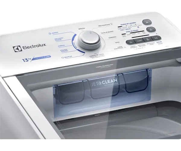 Máquina De Lavar 13kg Electrolux Cesto Inox, Jet&clean Led13 Cor Branco - Imagem 3