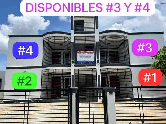 Se Renta Apartamento No Amueblado Con Tres Habitaciones, Aire Acondicionado En Cada Habitación, Internet Gratis, Agua Permanente Y Un Parqueo Disponible.