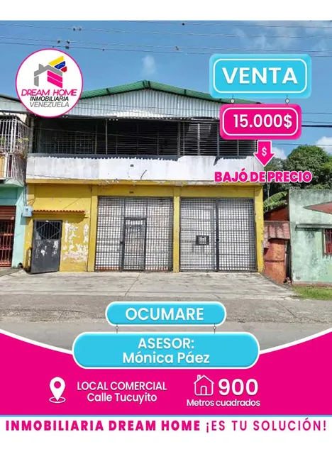 Local Comercial En Venta Calle Tucuyito  Ocumare Del Tuy