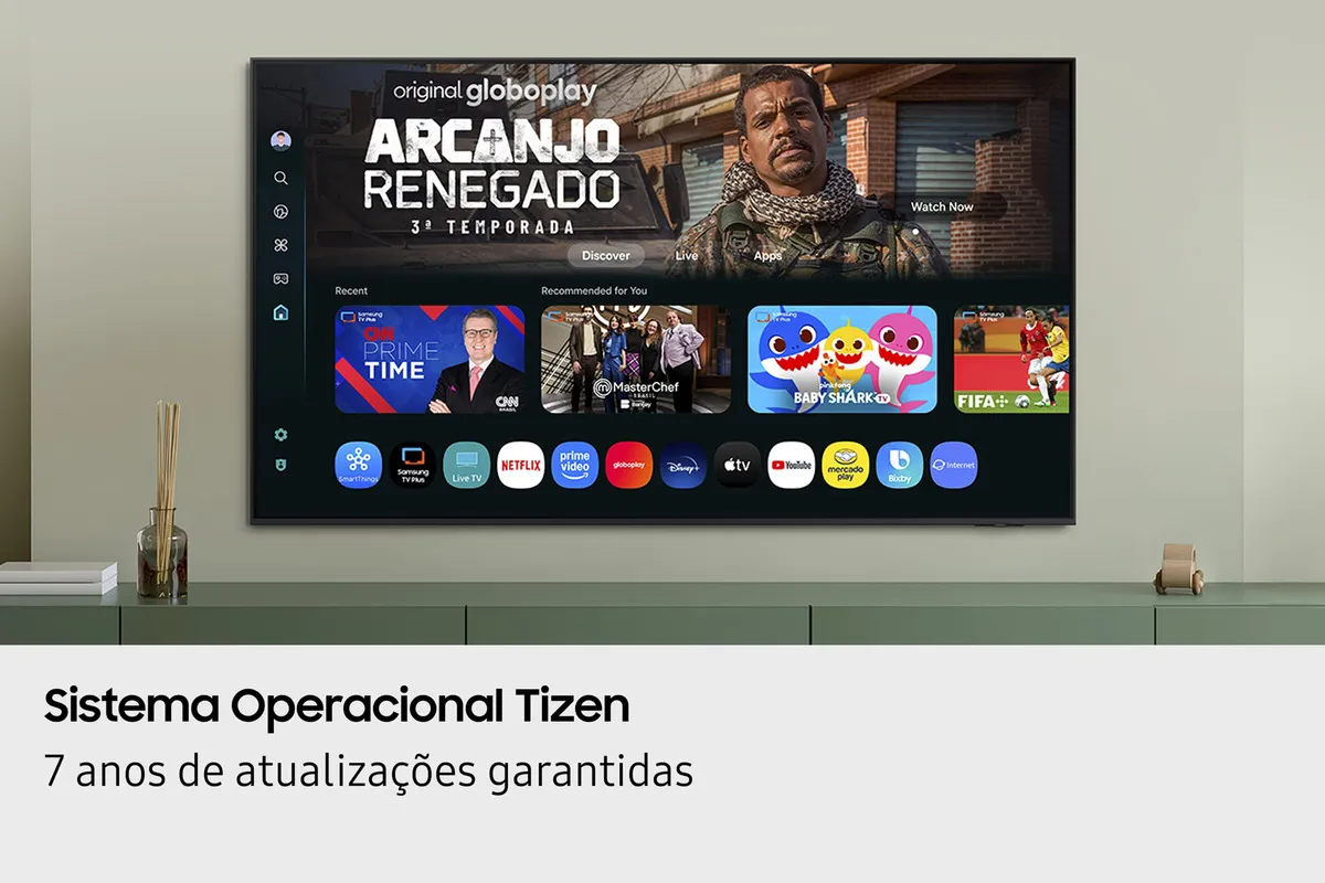 Smart Tv U8600f Crystal Uhd 4k 50 2025 Preto Samsung - Imagem 2