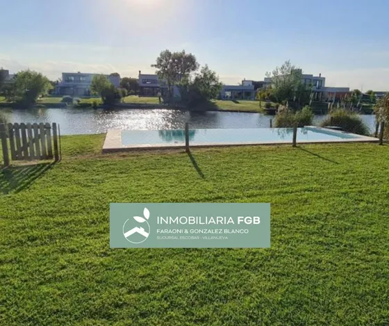Casa A La Laguna En Alquiler En Barrio Norte | El Cantón | 4 Dormitorios | 4 Baños | Pileta 