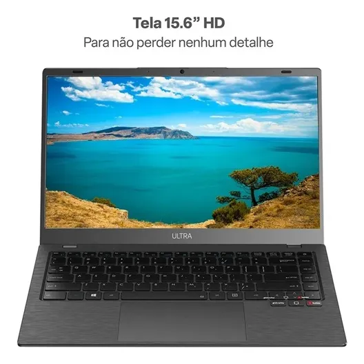 Notebook Ultra, Linux, 15,6 Pol. HD, Intel Celeron, 240GB SSD/ 8GB RAM,...