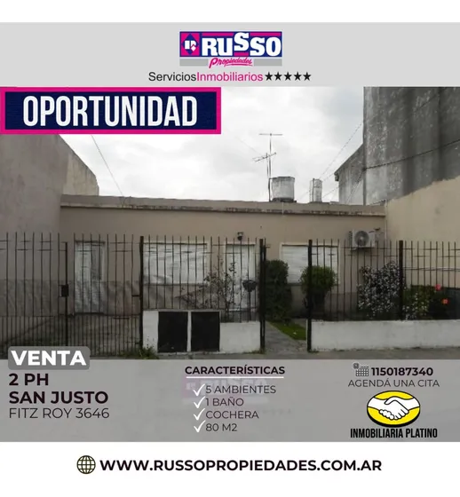 Venta 2 Ph Juntos En Bloque San Justo