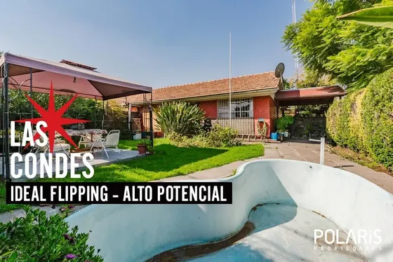 Casa Las Condes. Gran Terreno. Potencial Flipping