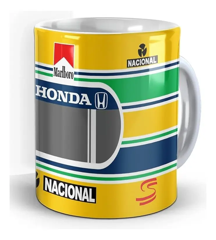 Caneca F1 Senna Capacete