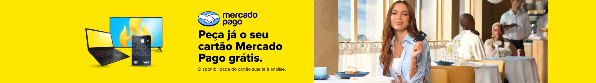 Estou te dando R$ 30 de desconto para usar o Mercado Pago pela primeira vez.
Aproveite para:
- Pagar com cartão de crédito ou débito Mercado Pago.
- Comprar no Mercado Livre ao utilizar saldo em conta.
- Recarregar créditos em seu celular e seu cartão de transporte.

Troque de banco e use Cofrinhos para fazer seu dinheiro render até 120% do CDI.

O desconto é válido para um pagamento de no mínimo R$ 70 e por 7 dias!
