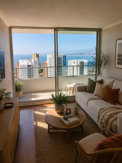 Arriendo 1d+1b En Costa De Montemar (175041)