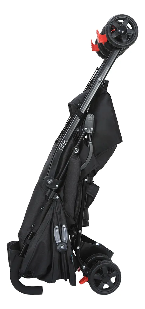 Carrinho de Bebê Guarda Chuva LINK Até 15kgs Maxi Baby - Preto - Imagem 2