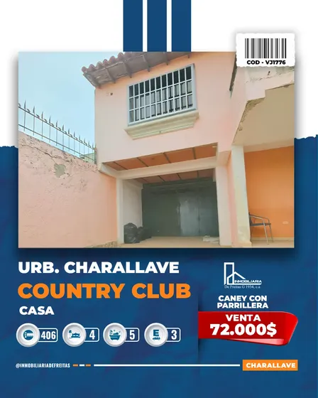 Casa En Venta En La Urbanización Charallave Country Club. Charallave