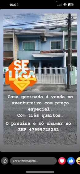 Geminado No Aventureiro Com 6 Mt De Abertura Suite Mais Dois
