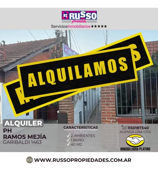 Alquiler Ph 2 Ambientes Ramos Mejia