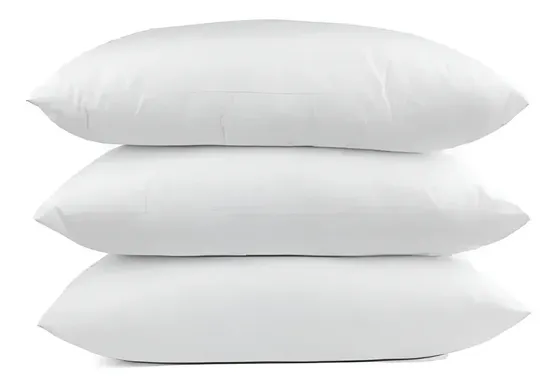 Almohada De Fibra Siliconada En , Poliester Pet Color Blanco