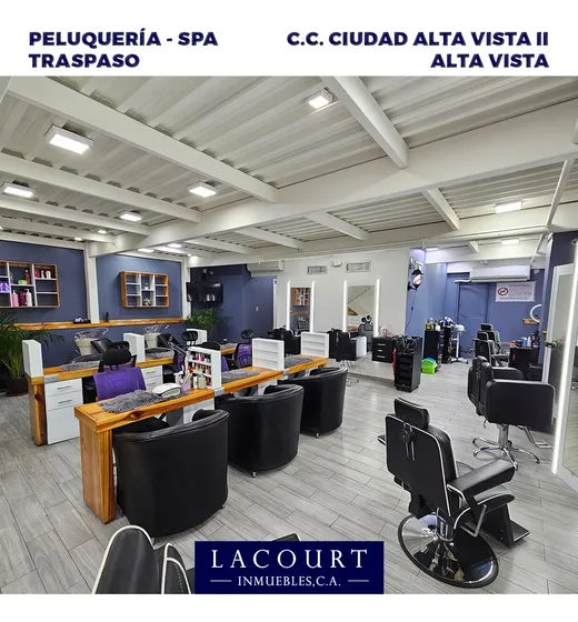 Traspaso De Peluquería / Spa Con Financiamiento Ubicado En El C.c. Ciudad Alta Vista Ii - Puerto Ordaz - Edo. Bolivar