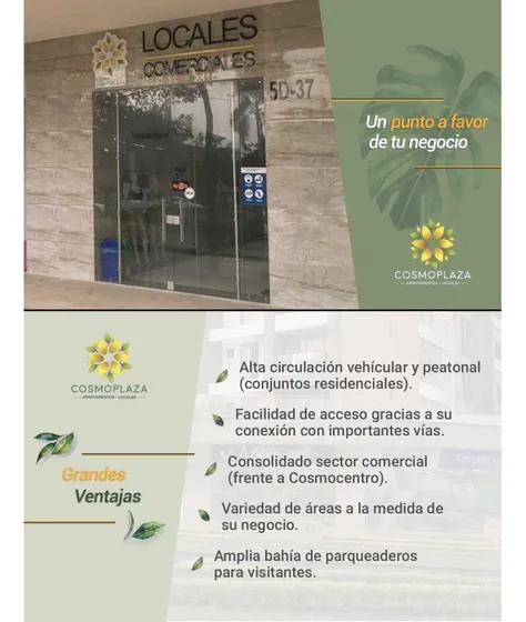 Local Nuevo En  Cosmoplaza Frente A Cosmocentro Cali