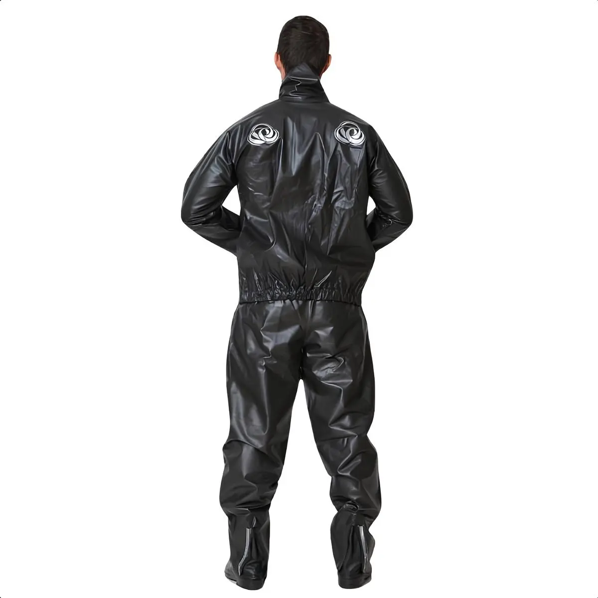 Capa Chuva Motoqueiro Pvc Impermeável Motoboy Emborrachada