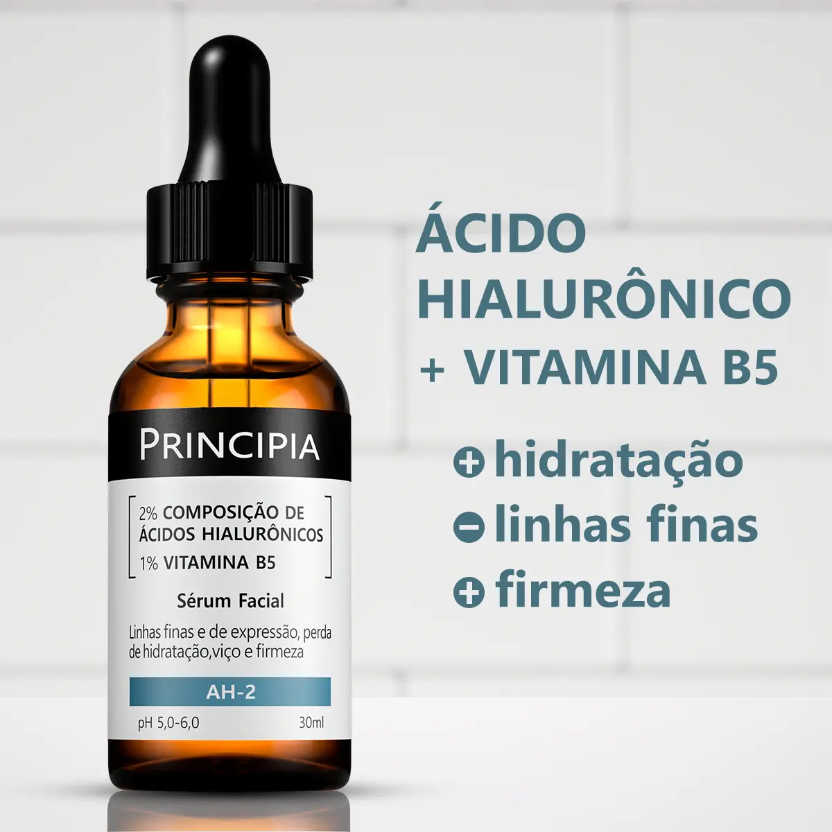 Sérum Hidratante Principia 2% Ácidos Hialurônicos + B5 Tipo de pele Todos