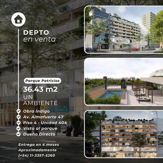  Departamento En Venta En Parque Patricios - Entrega Ya! 
