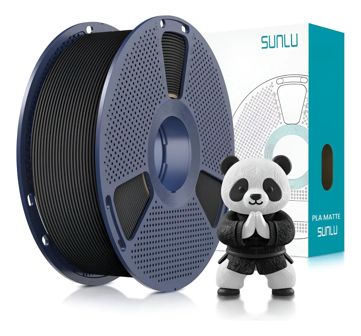 Filamento Mate Sunlu Pla De 1,75 Mm Para Impresora 3d De 1 K