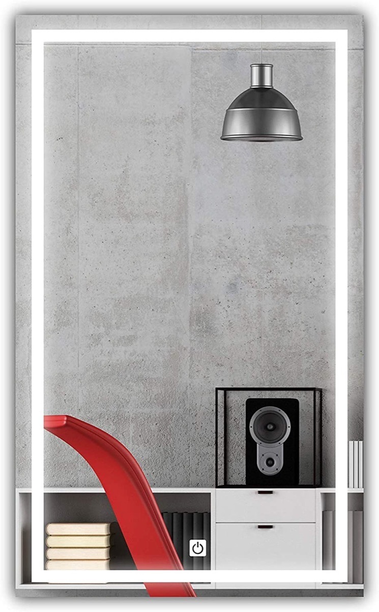 Espejo Luz Led Touch Rectangular 50x70cm Para Baño De Lujo | Mercado Libre