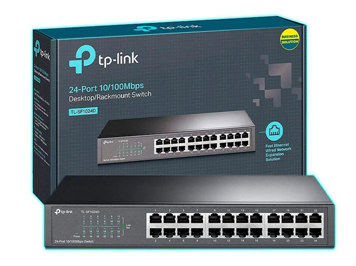 TP-LINK SWITCH 24 PORT 10/100 DESKTOP