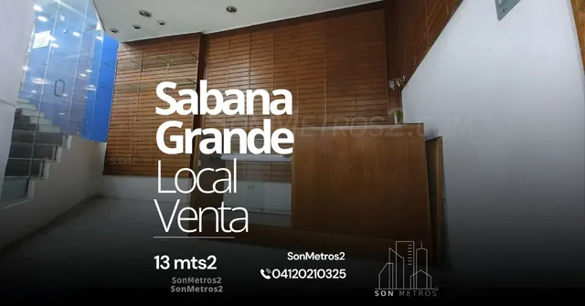 Local Venta Sabana Grande No Esta A Pie De Calle 13 Mts2 Sonmetros2
