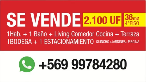 Departamento Moderno, Buena Ubicación Y Torre Multiservicio