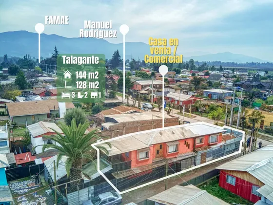 Casa En Venta En Talagante - Comercial