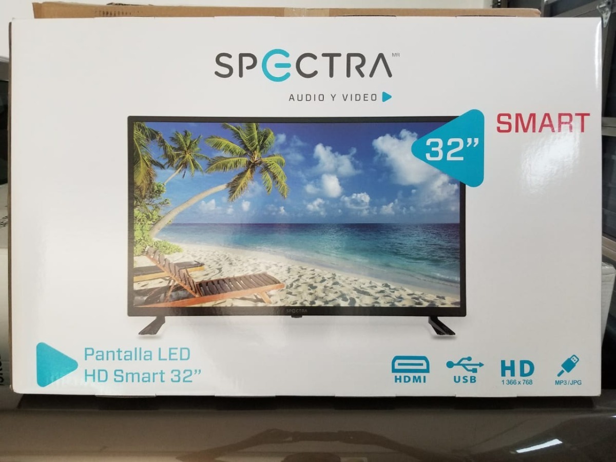 Pantalla Smart Tv Spectra 32 Smsp Hd 32 Pulg Wifi Led Usb Meses Sin