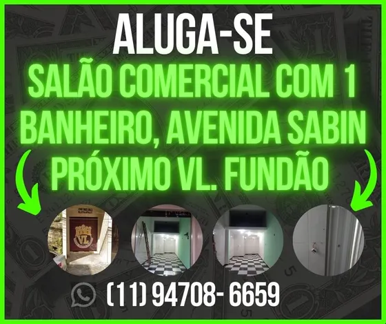 Salão Comercial De 18 M² Com Pé Direito Alto (4 M De Altura), Localização Em Avenida Movimentada