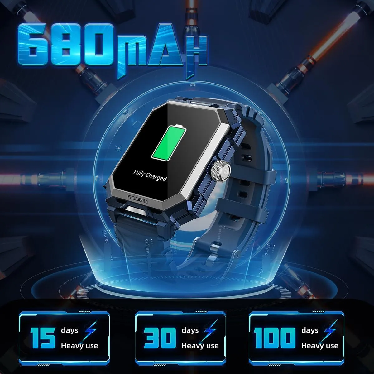 Reloj Inteligente Njord Gear Militar Para Hombres