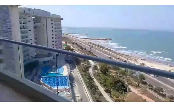Apartamento Exclusivo En Venta En Linea De Playa En Cartagena 